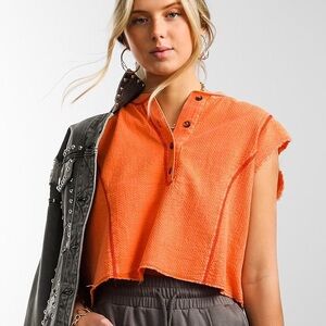 Textured Henley GILDED INTENT